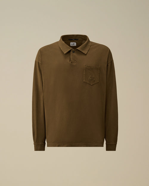 20/1 Jersey Long Sleeve Boxy Polo