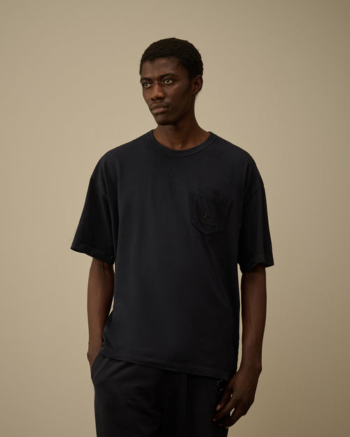 20/1 Jersey Short Sleeve Boxy Chest Pocket T-Shirt