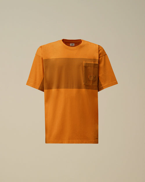 24/1 Jersey Short Sleeve Printed Chest Pocket T-Shirt