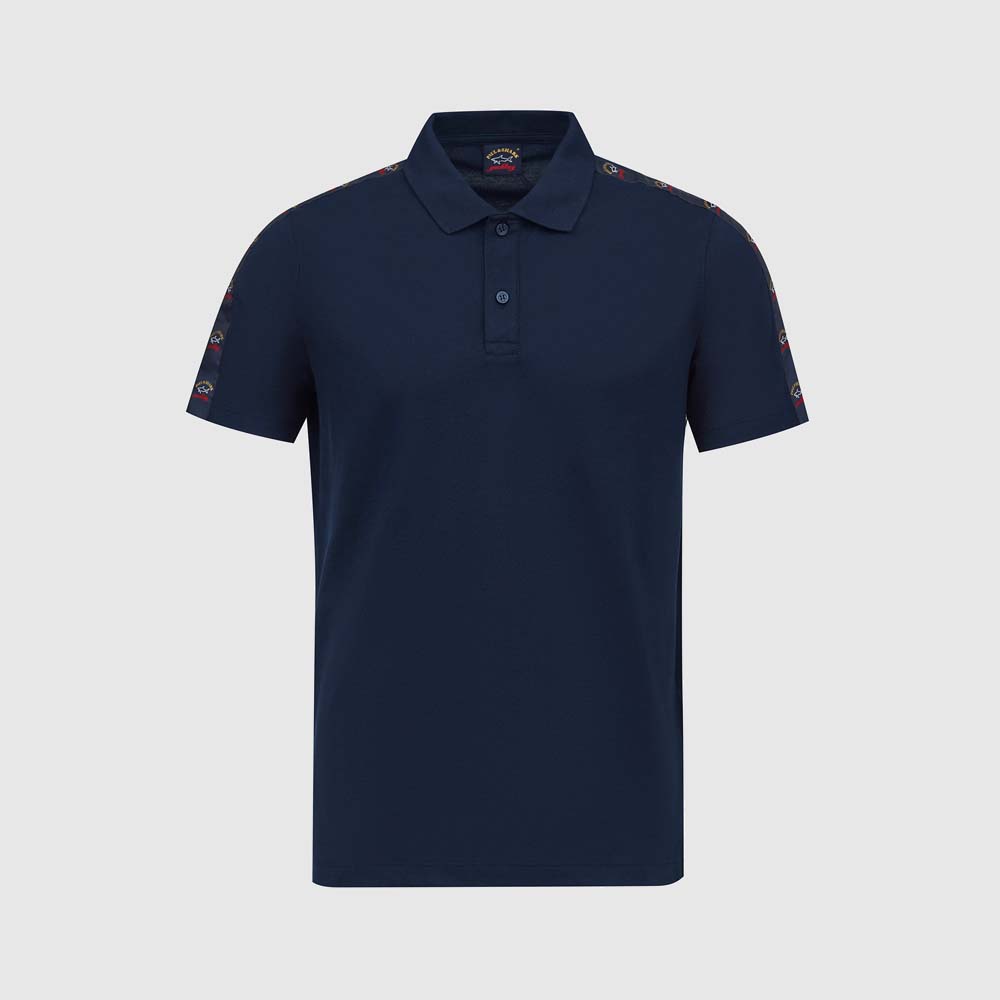 Polo à bandes colorées