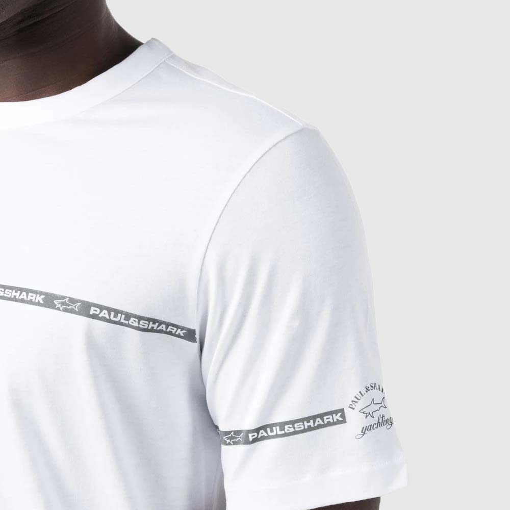 T-shirt à bandes logo