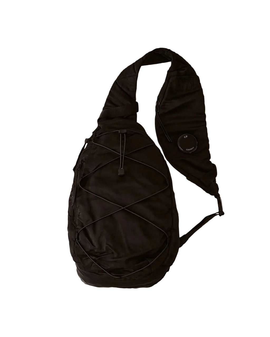 C.P. COMPANY - Sacoche Nylon B Lens Crossbody Rucksack Noir
