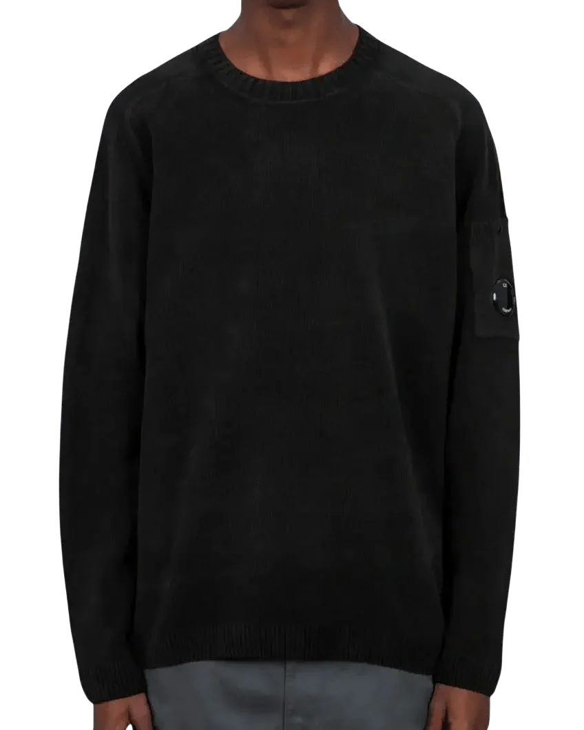 C.P. COMPANY - Sweat à Patch Logo Noir