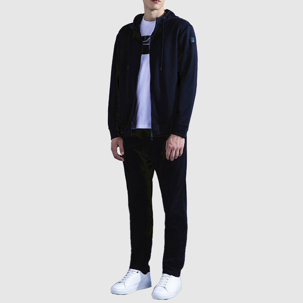 SWEAT-SHIRT EN NYLON À GLISSIÈRE