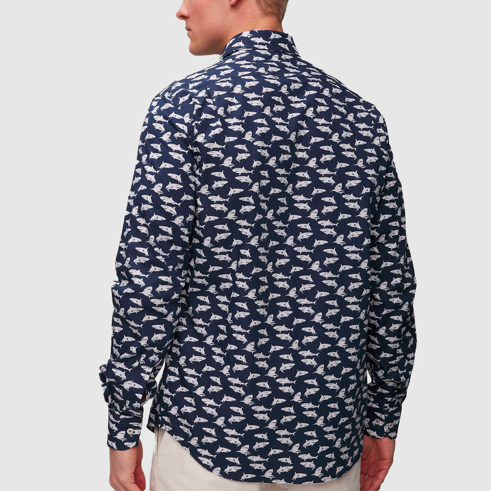 Chemise motif requins