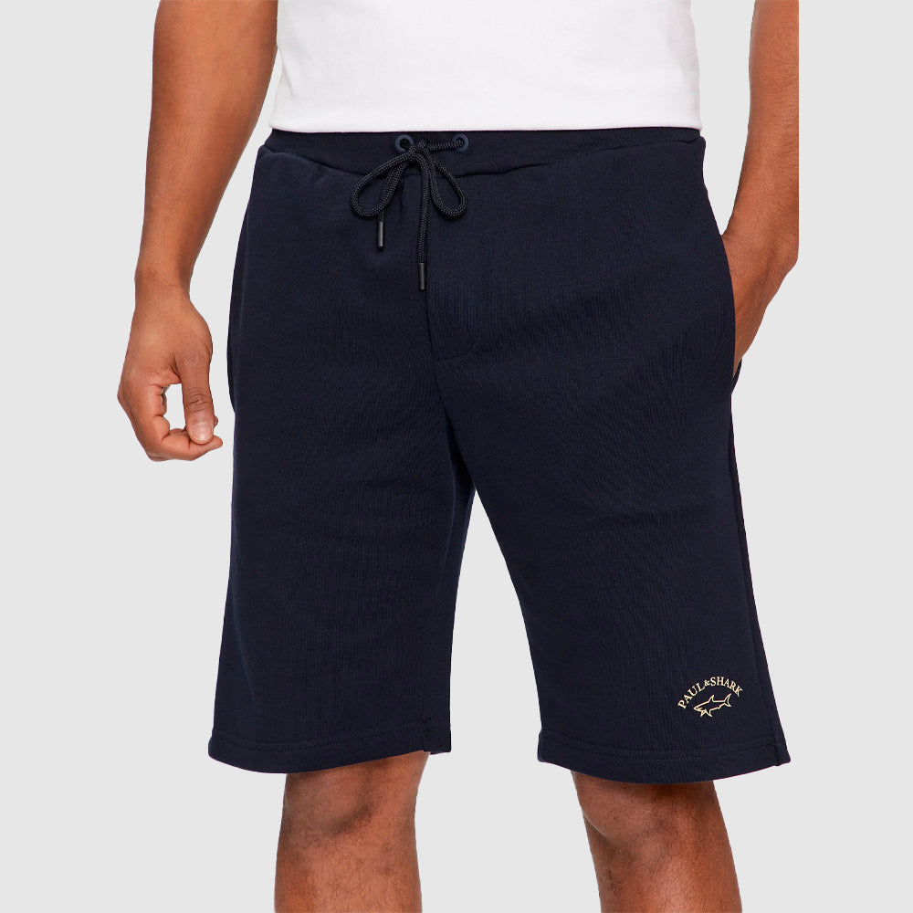 Short en coton à logo