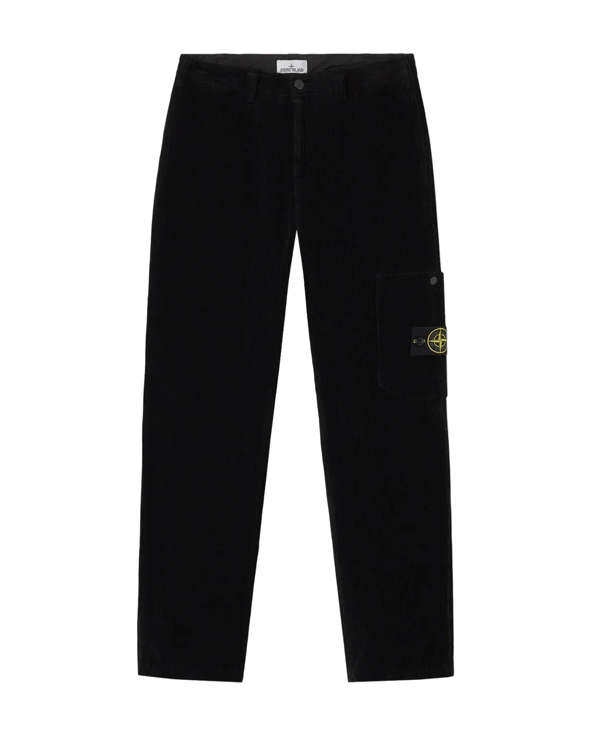 STONE ISLAND - Pantalon 3100039 ORGANIC COTTON CORDUROY 800 Noir