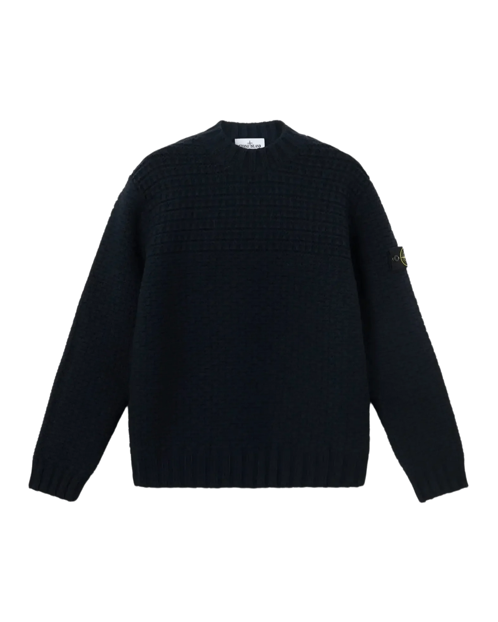 STONE ISLAND - Pull 5100054 Pure Wool Bleu Marine