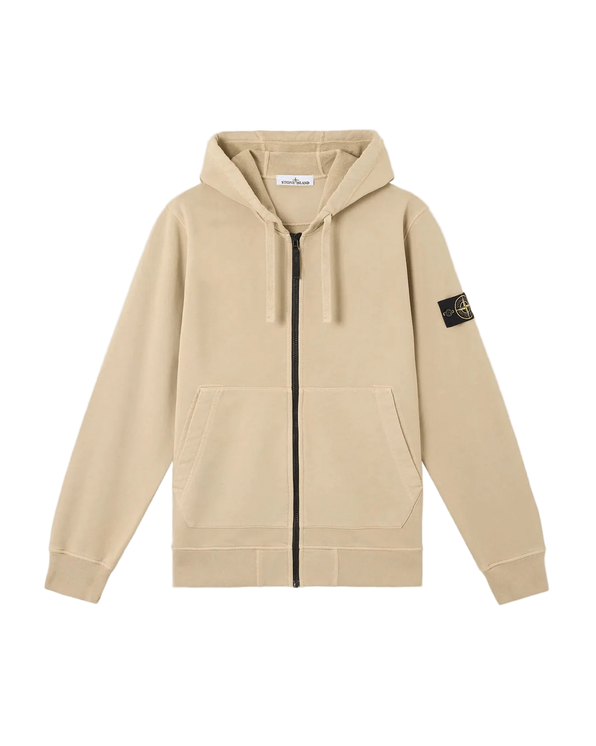 STONE ISLAND - STONE ISLAND - Sweat zippé 6100061 ORGANIC COTTON FLEECE Désert
