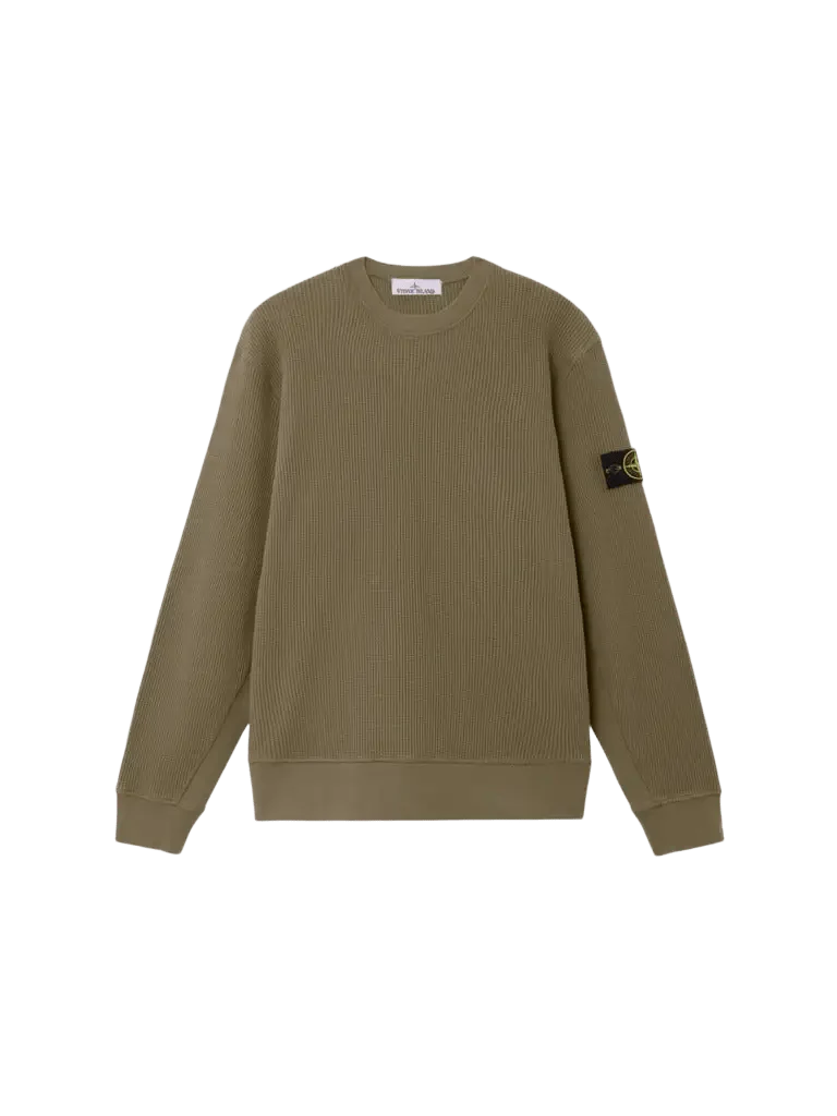 STONE ISLAND - Sweat-shirt ras-du-cou coupe regular