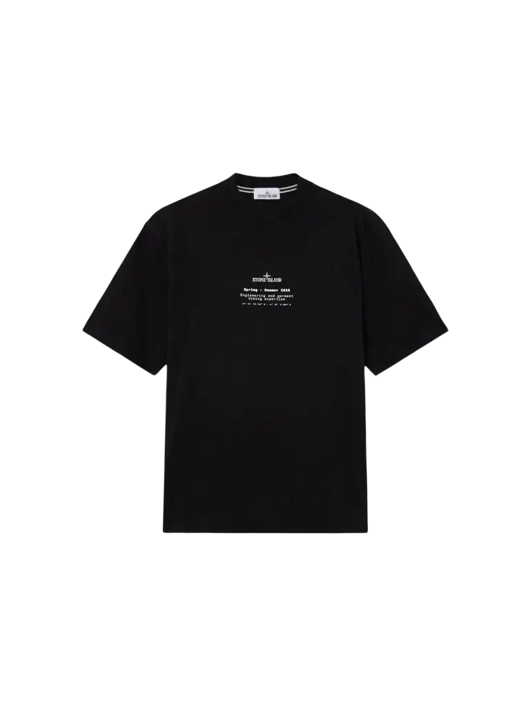 STONE ISLAND - T-shirt coupe regular avec imprimé « Stone »
